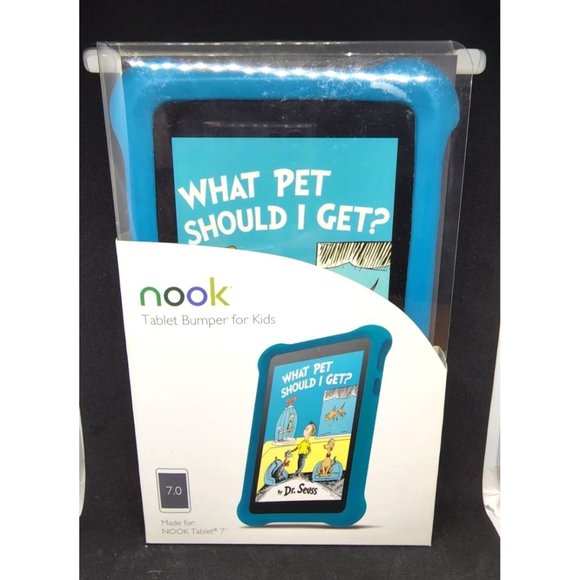 Nook Scuba Blue Micro Foam Kid's Bumper Case 7" Nook Tablet NEW PACKAGE - Picture 9 of 9